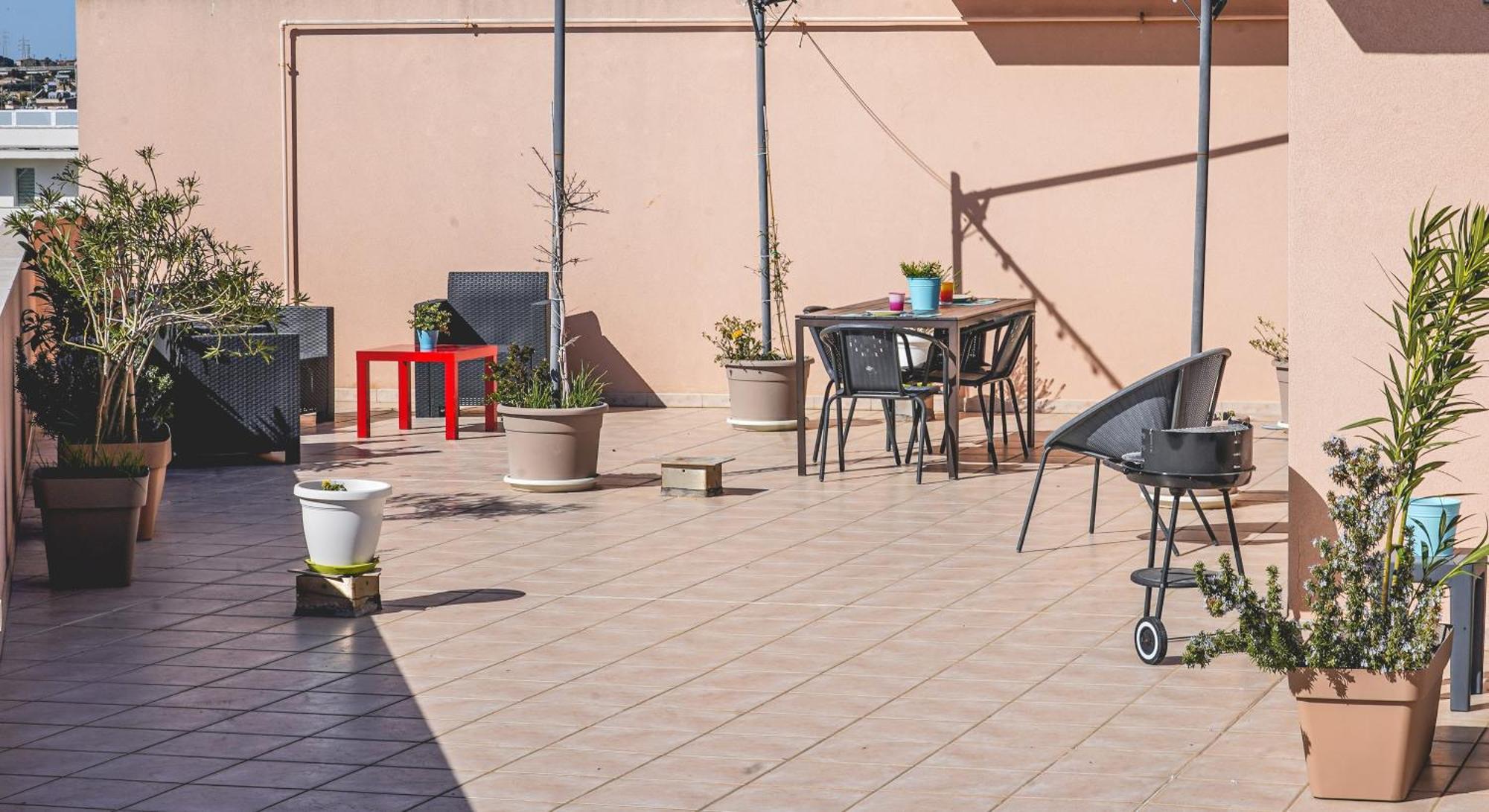 Ferienwohnung Attico Terrazza Cielomare Seaview Pozzallo Exterior foto